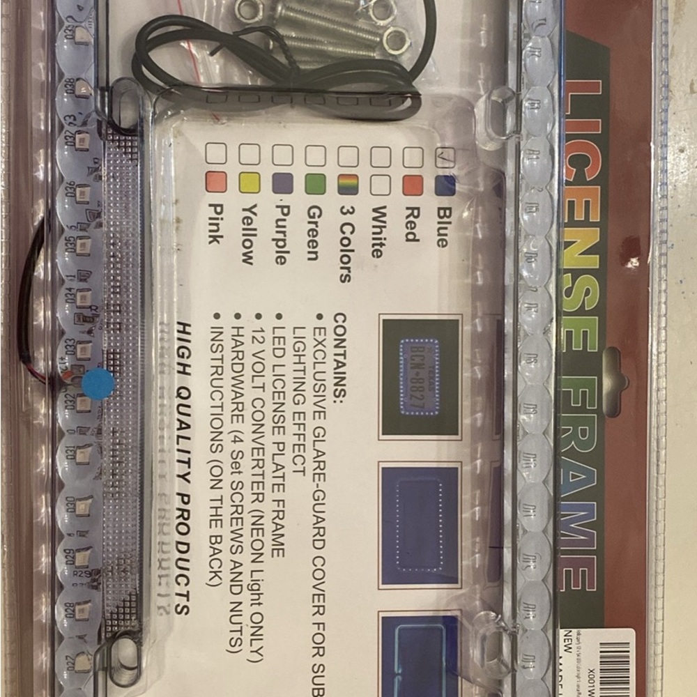 LED License Plate Frame New In Package - Picture 6 of 9